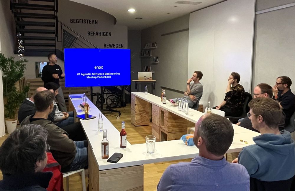 Erstes Agentic Software Engineering Meetup Paderborn bei enpit