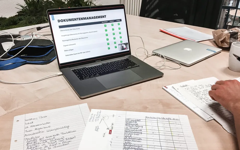 Präsentation und Beratung